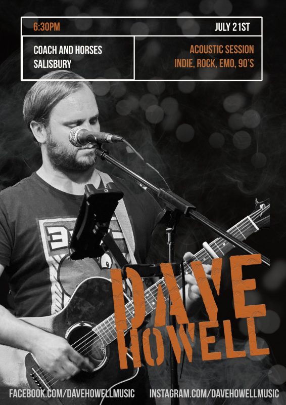 Dave Howell live at Coach and Horses Salisbury