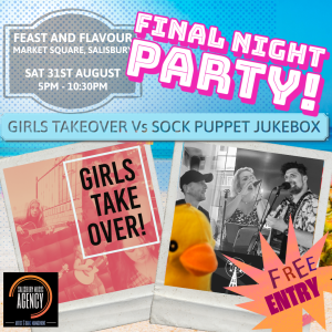 Sock Puppet Jukebox Vs Girls Takeover Salisbury