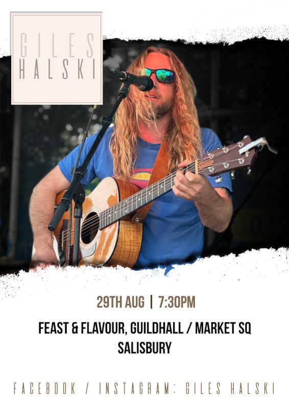 Giles Halski Live Music at Feast and Flavour Salisbury