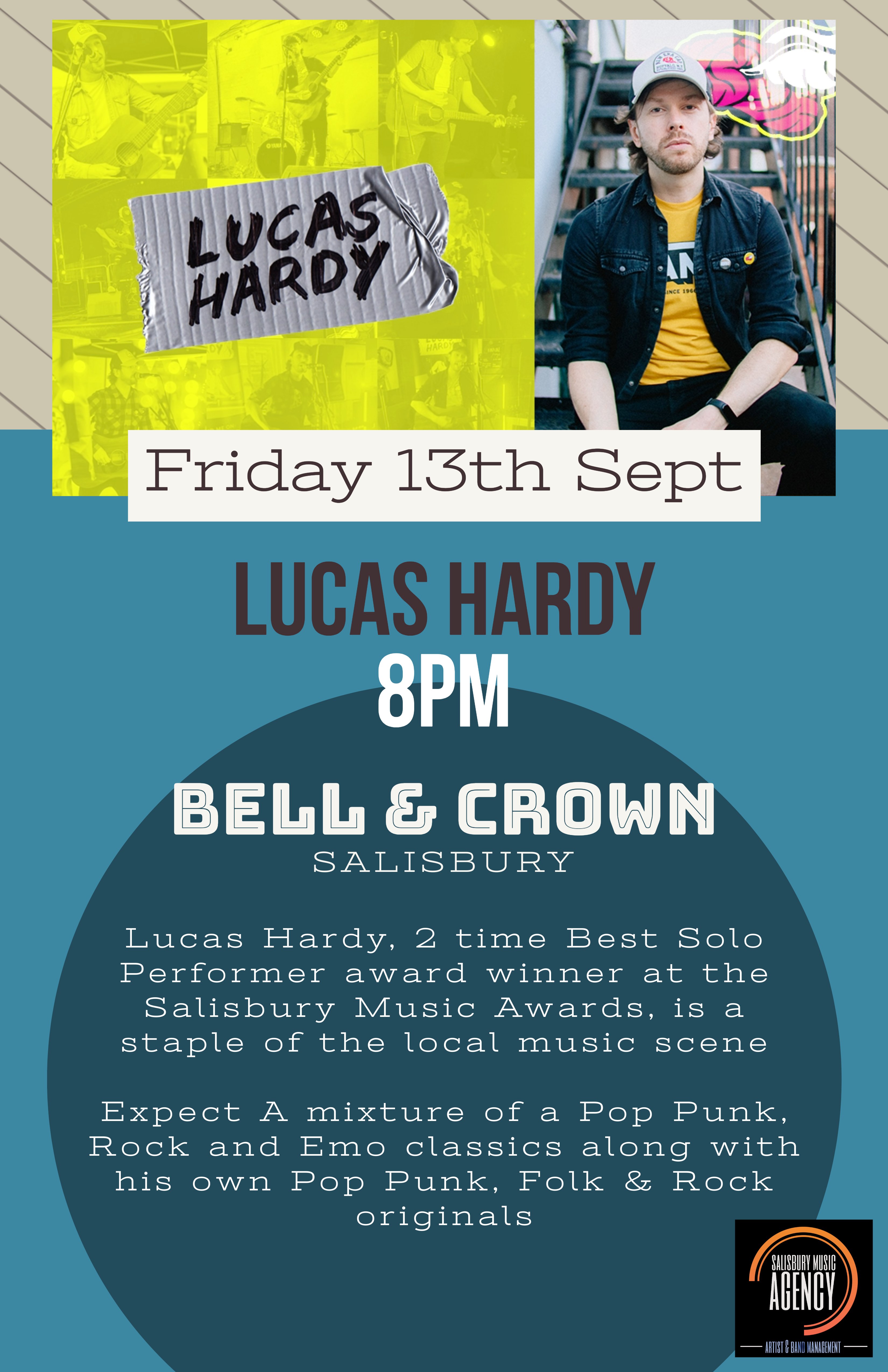 Lucas Hardy Live at Bell and Crown, Salisbury, Wiltshire